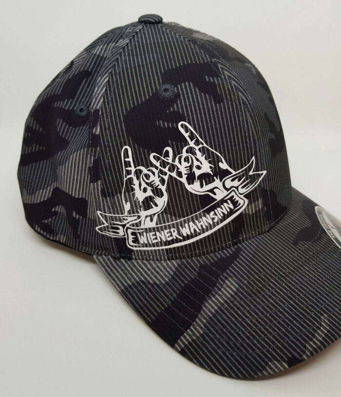 Kappe Flexfit "Wiener Wahnsinn" dark camo – Bild 2